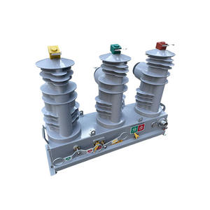 Disjoncteur à vide monté sur poteau Shubang ZW32 12kV 55Hz, moyenne tension, avec relais automatique et capteur avancé - Product Image 1