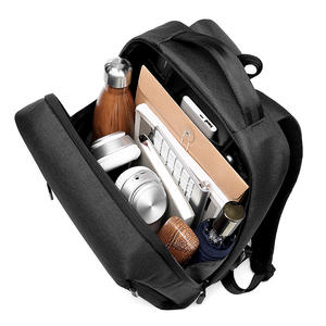 <span class=keywords><strong>Sac</strong></span> à dos avec logo personnalisé pour hommes, 15.6 pouces, chargeur usb, étanche, pour ordinateur portable - Product Image 2