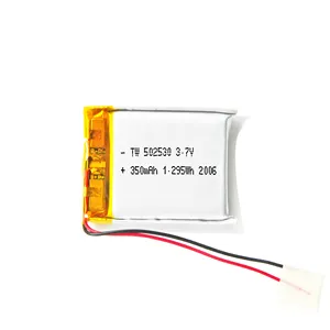 Taiwoo 3.7 Volt lityum iyon batarya paketleri KC ile 502530 300MAH lipo pil