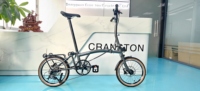 Vélo pliable CRANSTON D9k TRI-Folding 16 pouces 9 vitesses Freins à disque hydrauliques Cadre en acier au molybdène de haute qualité Vélo pliable