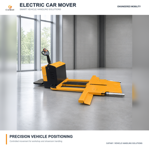 Offre Spéciale : Transpalette Électrique à Batterie CATHAYLIFT pour Voitures, Chariot Hydraulique pour Déplacement de Véhicules avec Certification CE - Product Image 3