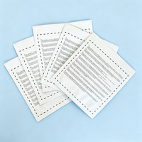 Échantillon de sachet en aluminium pour cosmétiques, emballage personnalisé, masque facial nettoyant en sachet