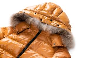 Veste d'hiver matelassée réversible imperméable à <span class=keywords><strong>capuche</strong></span> <span class=keywords><strong>longue</strong></span> et brillante pour femme BECHANCE, vêtement d'extérieur chaud et tendance - Product Image 5