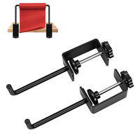 Support de table JH-Mech peu encombrant pour peinture ou artisanat, avec pince réglable et patins antidérapants, pour rouleau de papier