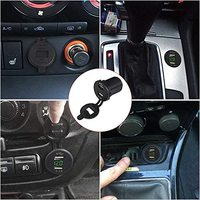 Adaptateur de prise de courant double USB étanche 4,2A avec affichage de la tension LED pour voiture, bateau, camping-car