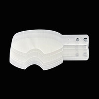 Lames de protection pour lunettes de motocross, personnalisées en usine, conformes aux normes de la marque, laminées et détachables