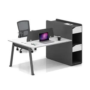 Hiện Đại Modular Trắng Nội Thất Văn Phòng Workstation Làm Việc 2 4 6 8 Người Chỗ Ngồi Văn Phòng Bàn Làm Việc Bàn Bàn Cho Nhân Viên