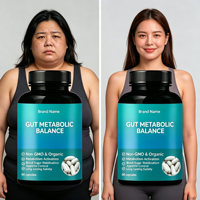 Capsules végétaliennes OEM en gros pour l'équilibre métabolique intestinal, le bien-être digestif, l'équilibre du glucose, un métabolisme sain et la sérénité nocturne