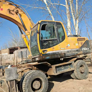 Excavadora Hidráulica Usada 95% Nueva Original, 21 Toneladas, 210w-9s, Excavadora de Ruedas Usada Original Hyundai 210w-9 de Corea en Venta - Product Image 1