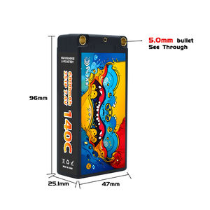 VSVAW 2S 7.4V baterai Lipo 6800mAh 140C casing keras dengan colokan XT60 untuk mobil RC perahu truk tangki kendaraan Truggy Buggy Xpand Rally - Product Image 5