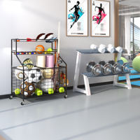 Chariot de rangement de bureau à double niveau en métal, compétitif sur le marché