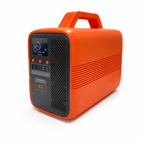 Estación de Energía Portátil de 1000Wh, Generador Solar de Onda Sinusoidal Pura de 500W con Batería LiFePO4, Entrada de CA Amplia de 90V-280V para Respaldo en el Hogar y RV