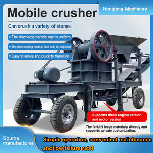 Concasseur à mâchoires mobile diesel/électrique de 3 à 20 tph aux États-Unis avec une taille de granulométrie de décharge uniforme et réglable - Product Image 2