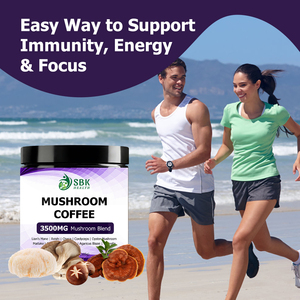 กาแฟเห็ดขายดีที่สุด ผสมเห็ด 3500 มก. เสริมสร้างภูมิคุ้มกัน บำรุงสุขภาพ เพิ่มพลังงาน - Product Image 6