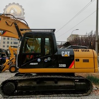 Excavatrice CAT320D d'occasion - Excavatrice sur chenilles Caterpillar 320D - Moteur d'origine - En bon état