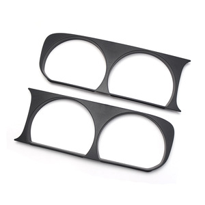 Dodge Challenger Headlight Bezels 2008-2014 <b>ABS</b> Trim Cover Front Light Frame 68051526AA - Product Image 1