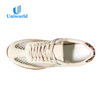 Fournisseur direct du Vietnam sur Alibaba |   Chaussures Femme - Baskets plates personnalisées pour femmes avec détail léopard, respirantes, style pieds nus