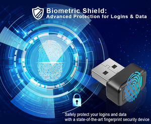 USB <span class=keywords><strong>mini</strong></span> xách tay máy quét dấu vân tay sinh trắc học USB logger 360 độ nhanh chóng phù hợp với Tương thích Windows 10/11 Dongle cho Cổ Phiếu - Product Image 6