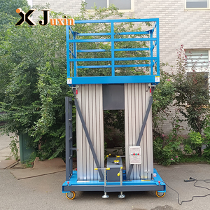 <span class=keywords><strong>Platform</strong></span> Kerja Angkat Orang Portabel Multifungsi yang Dapat Disesuaikan dengan Tiang Ganda Hidrolik Luar Ruangan dari Paduan Aluminium. - Product Image 4