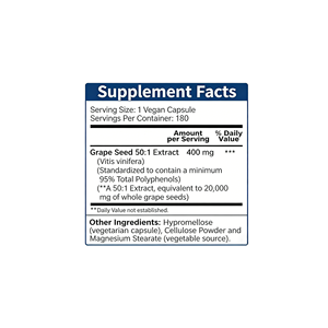 <span class=keywords><strong>Capsules</strong></span> de protection antioxydante à marque privée OEM, certifiées ISO22000 et KOSHER, supplément naturel d'extrait de pépins de raisin en gélules dures - Product Image 3