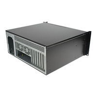 Chasis de Servidor en Rack 4U con Ventiladores Frontales de 380 mm, Chasis de Servidor de Computación en la Nube con Bloqueo para Aplicaciones Industriales