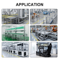 Profilé d'extrusion en aluminium 2020, cadre à rainures en T et en V, profilé en aluminium industriel noir extrudé sur mesure