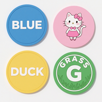 Fabricant de sous-verres en silicone personnalisés, tapis de bar en caoutchouc avec logo 3D, tapis de table antidérapants résistants à la chaleur, vente en gros