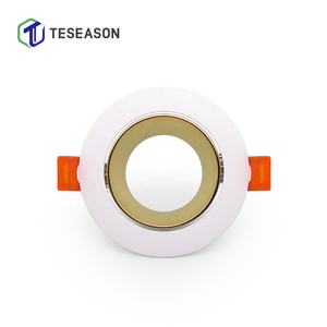 TN021R1 Anneau intérieur en plastique moderne de 75mm pour PC MR16 <span class=keywords><strong>GU10</strong></span> Cadre de plafonnier encastré en aluminium à angle de lumière réglable pour le salon - Product Image 3