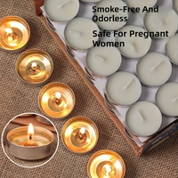 Bougies chauffe-plat sans fumée, 4-8 heures de chaleur durable, à base de ghee végétal, semi-artisanales, mini-bougies pour hôtels, KTV et diffuseurs d'arômes d'anniversaire
