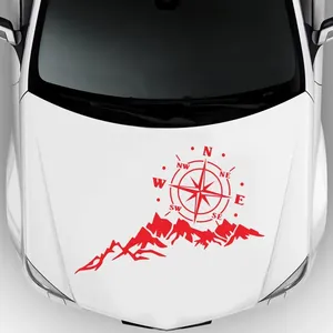 Pegatina <span class=keywords><strong>para</strong></span> <span class=keywords><strong>coche</strong></span>, 2 unidades, gráficos de brújula de aventureros de montaña, decoración <span class=keywords><strong>para</strong></span> RV, caravana, camión, línea de cintura de puerta de camión, calcomanía de vinilo <span class=keywords><strong>para</strong></span> capó, 56*30CM - Product Image 5