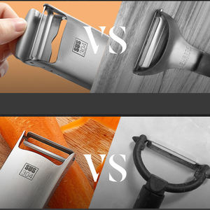 Couteau d'office multifonction en acier inoxydable 304 CXT118 pour la maison, éplucheur, râpe et grattoir à légumes et fruits – Vente en gros - Product Image 4