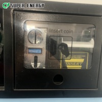 Mesin Penjual Es Otomatis Komersial untuk Luar Ruangan, Pembuat Es Otomatis, Pengemasan, Penyegelan, Baja Galvanis, Layar Sentuh, Ritel
