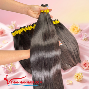 ¡GRANDES OFERTAS! Extensiones de Cabello Humano Natural Liso, Súper Suave y Sedoso, de un Solo Donante - Product Image 1