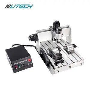 800W Vis À Billes Mini CNC Routeur 3040 4 Axes CNC Machine de Gravure 4030 avec Mèches De Forage ER11 Pince De Serrage