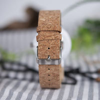 Montres minimalistes japonaises avec mouvement Miyota, boîtier en acier inoxydable de 40 mm, bracelet en cuir de liège, luxe, sport, mode, unisexe