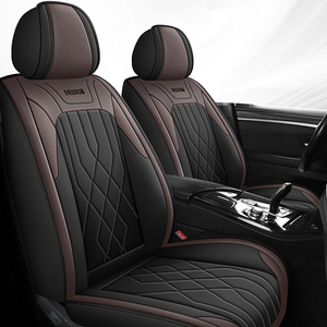 Coprisedile per <span class=keywords><strong>Volkswagen</strong></span> Tiguan: coprisedile auto Set completo coprisedile impermeabile in ecopelle protezione cuscino nero - Product Image 2