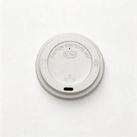 Couvre-gobelets jetables en PS Idecorgift, plusieurs tailles disponibles, couvercles en plastique de qualité alimentaire, modèle Htf-PL-004 pour boissons commerciales