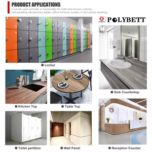 Chất lượng cao 3mm 5mm 10mm 12mm nhựa Phenolic Hội Đồng Quản trị không thấm nước và chống cháy formica HPL tấm nhỏ gọn Laminate Hội Đồng Quản trị Nhà cung cấp - Product Image 5