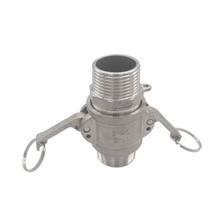 Raccord rapide en acier inoxydable 304, double filetage interne type AD, filetage externe type BF, union de tuyau d'eau à levier, à clipser - Product Image 2