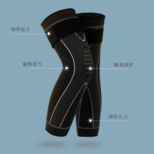 Vente en gros de genouillères de compression tricotées en nylon de qualité supérieure pour le sport, le fitness, le basket-ball et l'extension des jambes de haute qualité - Product Image 1
