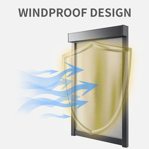 Tende parasole antivento motorizzate per balcone Patio esterno con pista Zip - Product Image 6