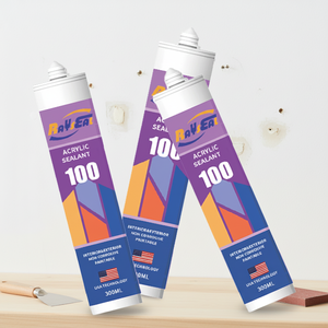 Colle adhésive <span class=keywords><strong>acrylique</strong></span> 300 ml pour l'étanchéité des portes et fenêtres en <span class=keywords><strong>bois</strong></span>, carrelage céramique, mastic <span class=keywords><strong>acrylique</strong></span> - Product Image 4