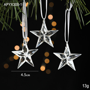Décorations de Noël 2025 : Pendentifs en cristal, cerf, arbre de Noël, ornements suspendus pour fête du Nouvel An, cadeaux - Product Image 4