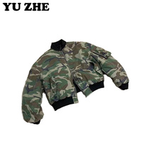 Veste réversible tendance pour homme 2026, en coton sergé, motif camouflage, à porter des deux côtés, veste bomber courte, hiver homme
