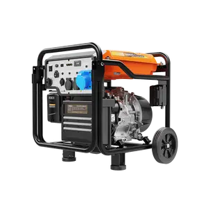 Hwasdan 8000Watt Gas Aangedreven Draagbare Omvormer Benzine Generator,Outdoor Werk Essentials, Laag Brandstofverbruik Generator