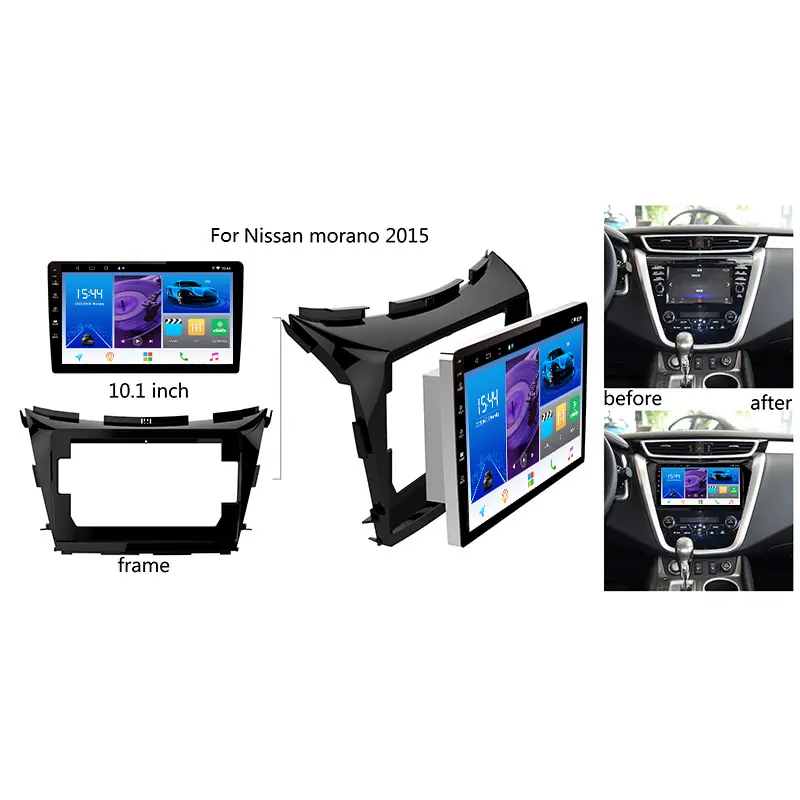 10.1 pollici HD Touch Screen Car GPS Navigation Video Android Car Radio lettore Video multimediale per Nissan Murano 2015