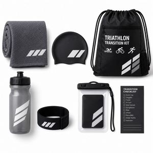 Kit de Transición para Triatlón Personalizado OEM ODM, Paquete para Eventos Deportivos con Múltiples SKU y Bolsa para Toallas - Product Image 2