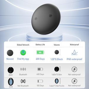 Mini Gps Tracker Men Wallet Air Tag Soporte de cuero Llavero Coche Perro Collar Air Tag para iOS Android - Product Image 3