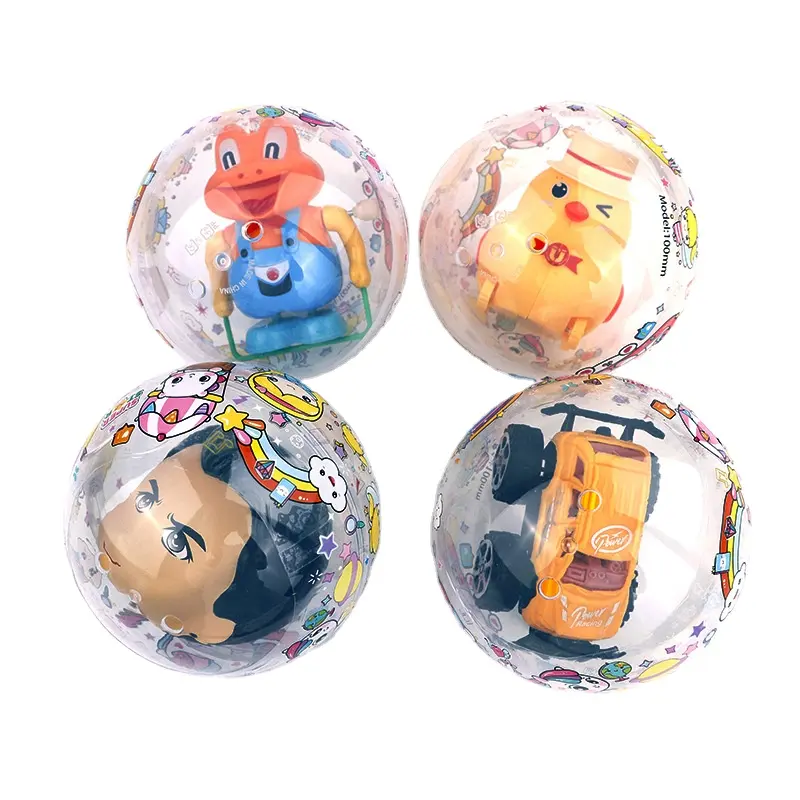 K165 2024100mmカラフルなツイストエッグサプライズエッグガチャポンボール充填人形おもちゃ自動販売機カプセルおもちゃ