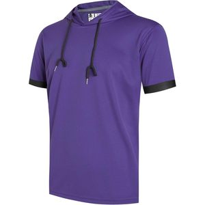 Dehaner Mens <b>Lightweight</b> <b>Hoodie</b> Short Sleeve Solid Color Breathable Workout Sport Sweatshirt Summer Gym Outdoor Wear - Product Image 1